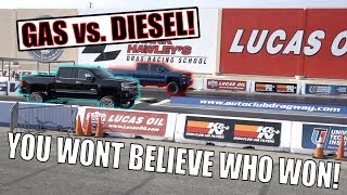 E85 TUNED 62 SILVERADO RACES DURAMAX [upl. by Kletter]