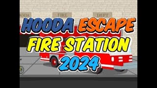 Hooda Escape Fire Station 2024  Walkthrough  Hints  Cheats [upl. by Nivk]