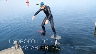 Hydrofoil de Dockstarter Test 2021 [upl. by Lleryd878]