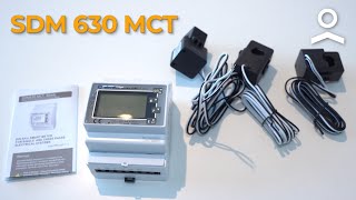 SDM 630 MCT meter connections Eng [upl. by Asilrak773]