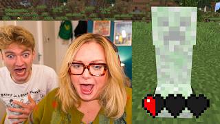 I Forced My Mum To Play Minecraft [upl. by Almallah]