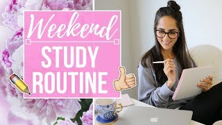 Weekend study routine  Study tips for the weekend [upl. by Lucienne]