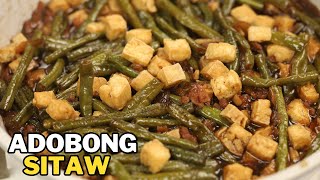 Adobong Sitaw with Tofu Recipe [upl. by Aspa]