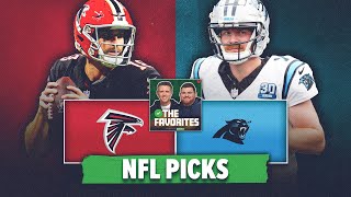 Atlanta Falcons vs Carolina Panthers BEST BETS NFL Picks amp Predictions  The Favorites Podcast [upl. by Erdua]