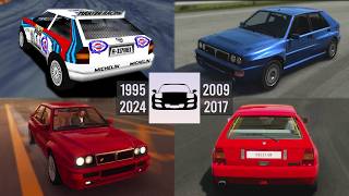 Lancia Delta HF integrale Evoluzione Video Game Evolution 19952024 [upl. by Chor71]