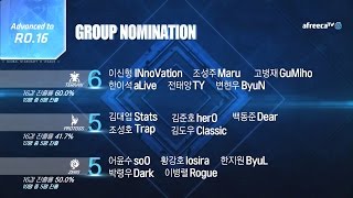 2017 GSL Season 2Code S Ro16 Group Nomination [upl. by Kentigera]