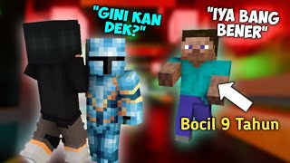 Gw Diajarin Bocil 9 Tahun PvP Di Minecraft [upl. by Almeta]