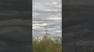 Asperitas Clouds before the storm Undulatus asperatus Ottawa [upl. by Conlan432]