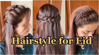 Beautiful Hairstyle for EidCute and Easy Hairstyles for everyone hairtutorial hairstyles [upl. by Scoter826]