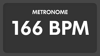 166 BPM  Metronome [upl. by Adriell822]