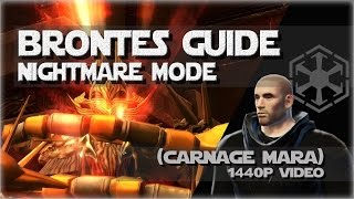 SWTOR Ops Boss Guide BRONTES Nightmare Mode [upl. by Redman]