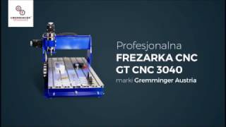 Mini Frezarka CNC GREMMINGER  Metal Drewno PCV [upl. by Cinamod]