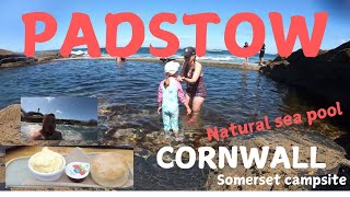 PADSTOW IN CORNWALL AND ST AUDERYS BAY SOMERSET travel somerset cornwall family familyadventure [upl. by Yatzeck]