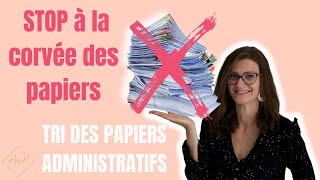 Comment trier ses papiers administratifs  Mes astuces et mon organisation simple et efficace 📑 [upl. by Nickolai]