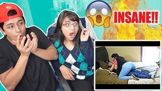 Reacting To Our Old Prank Videos [upl. by Naujek769]