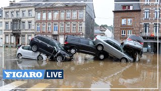 🔴Belgique les dégâts impressionnants des INONDATIONS dans la ville de Verviers [upl. by Orvah383]