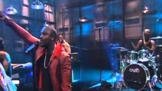 Wiz Khalifa amp Akon Perform Let It Go On Leno [upl. by Tnomad]