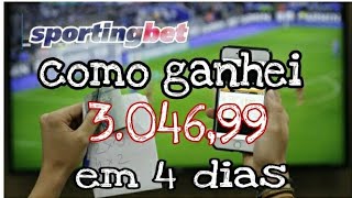 Como ganhei 304699 no Sportingbet em 4 dias [upl. by Eycats624]