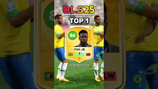 DLS 25  TOP 25 HIGHEST RATED PLAYERS 🤩😱 [upl. by Grindlay]