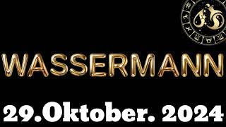 horoskop Wassermann und Tarot Dienstag 29 Oktober 2024 [upl. by Vonny]