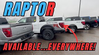 2024 Ford F150 Raptor inventory updates  Raptor R sitting on lots [upl. by Rosina]