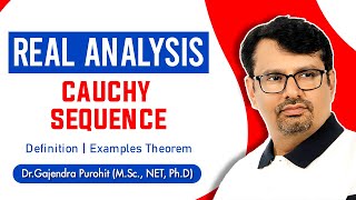 Real Analysis  Cauchy Sequence  Cauchy Sequence Example amp Definition [upl. by Hawley275]