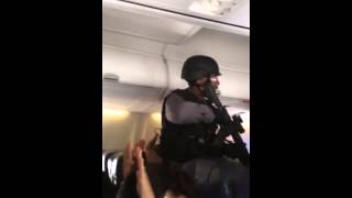 Police storm Sunwing Flight 772 from Toronto to Panama after bomb threat [upl. by Adnohsirk]