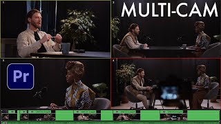 How to Edit Multi Cam Sequences Easily in Adobe Premiere Pro CC Tutorial [upl. by Suirtemid]