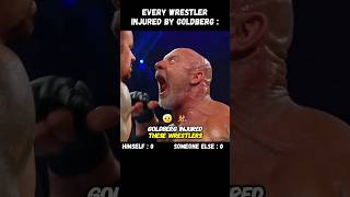 Every Wrestler injured by Goldberg  shorts wwe goldberg [upl. by Guimar]