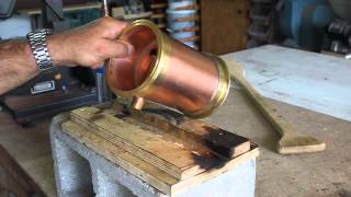 Dephlegmator Fabrication video 4 for Copper Moonshine Stills [upl. by Glassco]