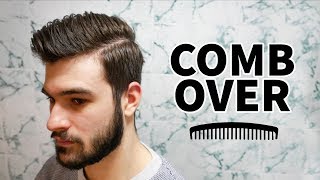 Modern Comb Over Hairstyle  Mens Hairstyles 2019 [upl. by Jaycee]