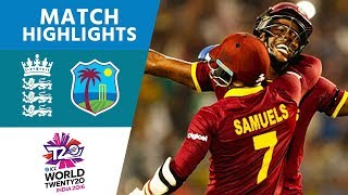 Brathwaite Hits 4 Sixes To Win  England vs West Indies  ICC Mens WT20 FINAL  Highlights [upl. by Reace]