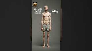 Weight Evolution Short 40 To 140 gym evolution shorts facts [upl. by Anyar]