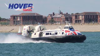 Hovercraft from Southsea to Ryde Isle Of Wight on Hovertravel  June 2021 [upl. by Saxena160]