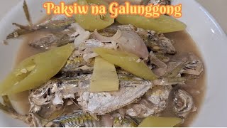 Paksiw na Galunggong recipe home cooking fish satisfying food yummy [upl. by Camilla]