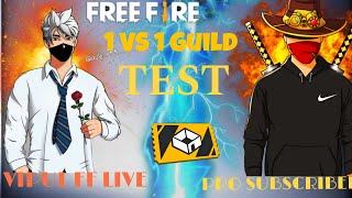 1 VS 1 Guild test only subscribe ka sath vipul FF live [upl. by Alderson]