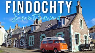 Explore a Charming Scottish Village in Moray  Findochty Village WALK [upl. by Treharne799]