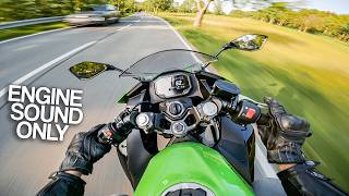 Kawasaki Ninja 500 sound amp quick review RAW Onboard [upl. by Eisaj13]