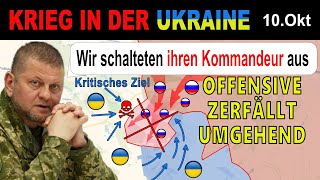 10OKTOBER BRUTALE NIEDERLAGE  Ukrainische Kräfte ENTHAUPTEN RUSSISCHEN ANGRIFFSTRUPP [upl. by Aivil161]