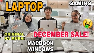 LAPTOP MACBOOK  WINDOWS DECEMBER SALE ORIG LEGIT na PINABABA PRESYOJoseph telecom Greenhills [upl. by Selwin232]