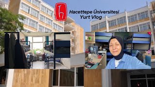 VLOG  Hacettepe Üniversitesi Sıhhiye yurt turu  yurt sohbetleri [upl. by Hpotsirhc]