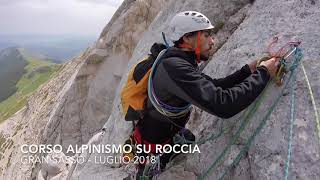 Corso alpinismo su roccia  Gran Sasso [upl. by Simdars719]