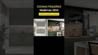 Cocinas Pequeñas Modernas 2024 [upl. by Redienhcs]