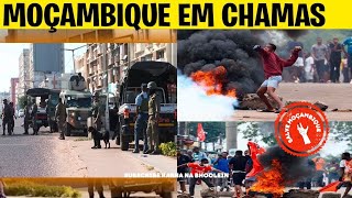 MOÇAMBIQUE ARDE A NÍVEL NACIONAL [upl. by Dibbell]