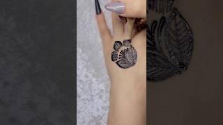 Easy flower drawing tutorial hennatutorial henna [upl. by Alleuqahs894]