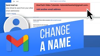 How to Change Your Gmail Display Name  Change Your Sender Name in Gmail [upl. by Sidwohl65]