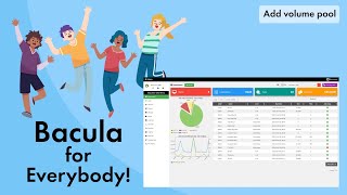 Bacula for Everybody  add volume pool [upl. by Anrapa]