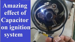 The amazing effect of capacitor on ignition system [upl. by Auqkinahs301]