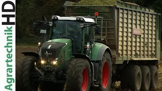 Fendt Katana vs John Deere 7950i  Feldhäcksler häckseln für Biogasanlagen [upl. by Oz]