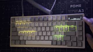 Cherry MX Key Switches  ASUS ROG AZOTH asmr thockykeyboard [upl. by Ohaus632]